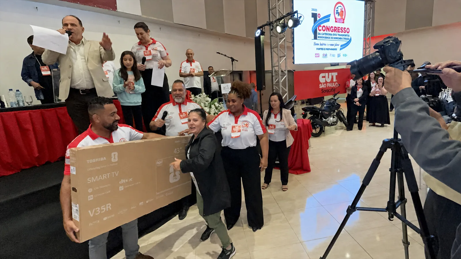 Sorteio do 1º Congresso dos Rodoviários de Sorocaba e Região